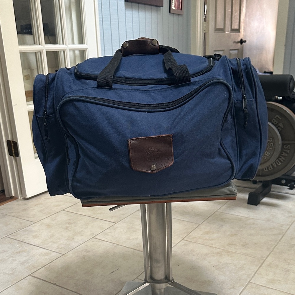 Eddie Bauer Travel Duffel Bag, Blue, 21x13x13